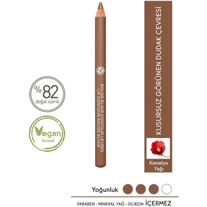 Yves Rocher Kahverengi Dudak Kalemi 1.2 g Suya Dayanıklı Mat Kremsi Yoğun Pigment