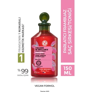 Yves Rocher Parlatıcı Frambuaz Saç Sirkesi / Toniği - Normal Saçlar / Brillance - Vegan -150ml