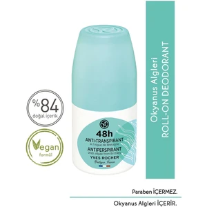 Yves Rocher Unisex Fresh Roll-on Antiperspirant Deodorant - Okyanus Algleri-50 ml
