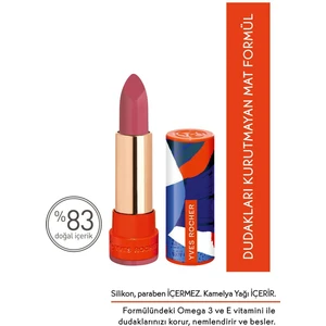 Yves Rocher 8 Saat Etkili Yoğun Renkli Mat Ruj-03. Pembe Mercan-3.8 G-83535