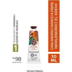 Yves Rocher Nemlendirici El Kremi- Canlandırıcı Mango Kişniş- 30ml-72115