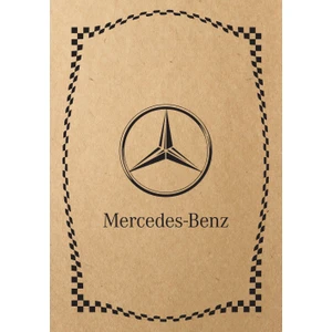 Kraft 120GR Mercedes Oto Paspas Kağıdı 100 Adet - 35X50CM - Kalın Kağıt Baskılı