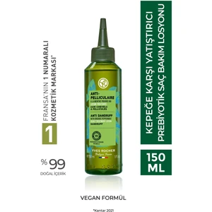 Yves Rocher Kepeğe Karşı (anti Pelliculaire) Yatıştırıcı Prebiyotik Saç Bakım Losyonu - Vegan-150 Ml