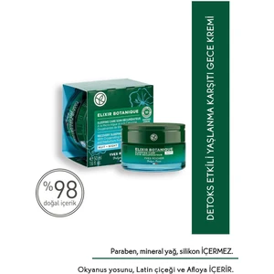 Yves Rocher Gece Kremi - Yaşlanma Karşıtı Bitkisel Antioksidan Bakım / Elixir Botanique-50 ml-55704