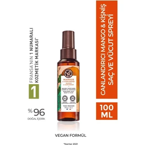 Yves Rocher Saç ve Vücut Spreyi- Canlandırıcı Mango & Kişniş - Vegan-100ml