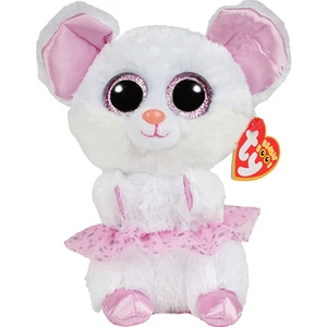 Beanie Boo Nina Balerin Beyaz Fare 15 Cm.