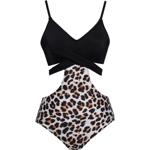 Desenli Çapraz Mayokini