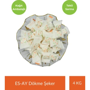 Şeker Tekli Sarma Küp Şeker 4 kg (Kağıtlı)