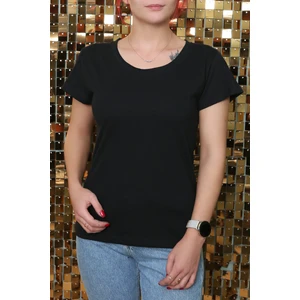 Kadın Sıfır Yaka Penye Terletmeyen Tshirt