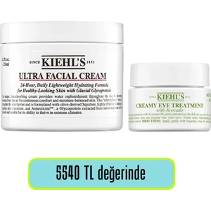 Ultra Nemlendirici Avokado Göz Kremi ve Ultra Facial Cream Seti 3 Adet Tüm Cilt Tipleri için
