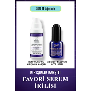 Retinol Serum Ve Midnight Recovery Gece Serumu Gece & Gündüz Ikili Seti Set