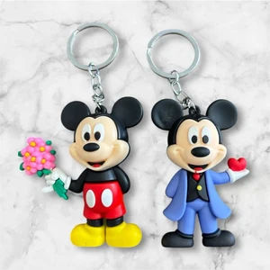 Ozn Aksesuar Çift Silikon Anahtarlık, Sevgili Anahtarlığı, Arkadaş Anahtarlığı, (2 Adet)