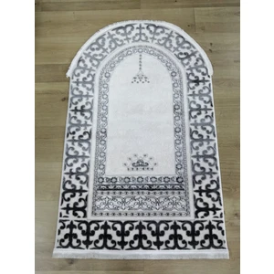 Pırlanta Çırağan Oval Kalın Yumuşak Yüzey Parlak Iplik Seccade 77 x 125  cm