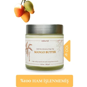 Mango Yağı - Soğuk Sıkım Ham İşlenmemiş Raw Virgin Mango Butter 100 gr