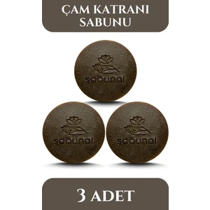 Çam Katranı Sabunu 3 Adet - Hassas Ciltler İçin Doğal Bakım Sabunu