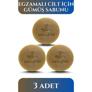 Gümüş Sabunu 3 Adet - Hassas Ciltlere Özel Ferahlatıcı & Nemlendirici Sabun