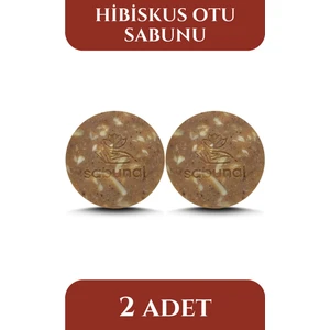 Hibiskus ve Kırmızı Kil Sabunu 2 Adet - Doğal Cilt Bakım Sabunu