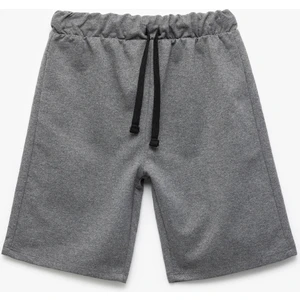 Beli Bağlamalı Pamuklu Basic Şort