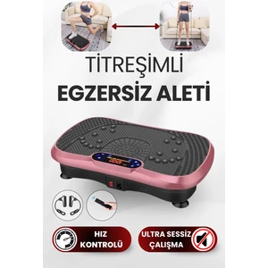 Bluetooth'lu Titreşimli Egzersiz Aleti Tüm Vücut Egzersizi Karın Kol Bacak Ev Ofis Spor Aleti