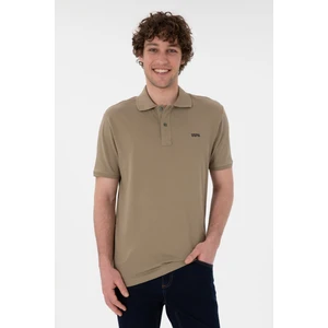 U.s. Polo Assn. Erkek Haki Tişört Basic 50306007-VR027