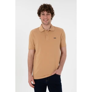 U.s. Polo Assn. Erkek Camel Tişört Basic 50306007-VR015