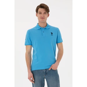 U.s. Polo Assn. Erkek Turkuaz Tişört Basic 50305929-VR093