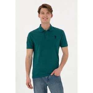 U.s. Polo Assn. Erkek Koyu Yeşil Tişört Basic 50305929-VR101