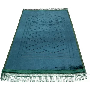 Peluş Seccade Yeşil