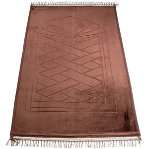 Peluş Seccade Kahverengi