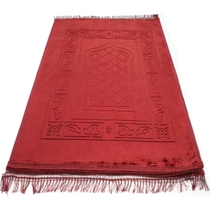 Peluş Seccade Bordo