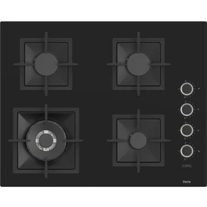 SC405-WFA Flameart Siyah Bğz. Döküm Izg. 65 cm Cam Ocak