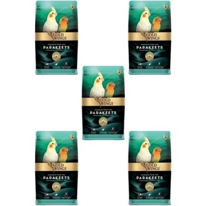Premium Paraket, Sultan ve Cennet Papağanı Yemi 1 kg x 5 Adet