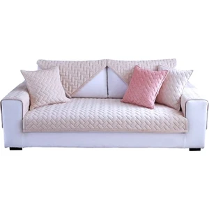 3 Parça 90  x 200 Kaymaz Taban Kapitone 3 Lü Koltuk Çekyat Kanepe Örtüsü