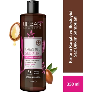 Urban Care Argan Oil & Keratin Besleyici ve Kırılma Karşıtı Saç Bakım Şampuanı Vegan 350 ml 
