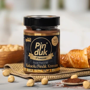 %50 Fındıklı Premium Kakaolu Fındık Kreması - 330 gr Glutensiz, Palm Yağı İçermez, Katkı Maddesi ve Koruyucu İçermez
