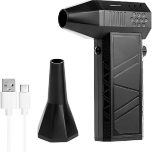 Mini Jet Fan Turbo Hızlı Fan 130000RPM Yüksek Hız Güç Üfleme Araç Içi Temizlik,vakum,kurutma ,mangal (Premium kutu Çantasız)