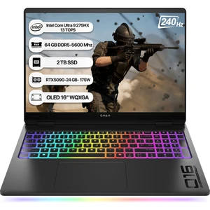 Hp Omen Max B8SK8EA Intel Core Ultra 9 275HX 13 Tops 64GB 2tb SSD RTX5090-24GB Freedos 16" OLED Wqxga 240Hz Taşınabilir Bilgisayar