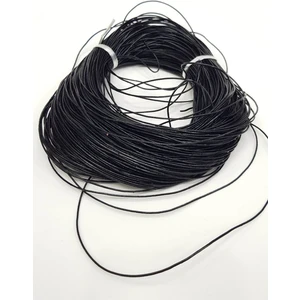 Hayalperest Boncuk Siyah Deri Ip (10 mt )