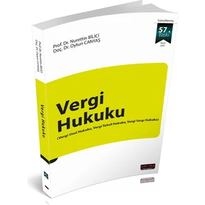 Vergi Hukuku - Nurettin Bilici, Oytun Canyaş Nisan 2025