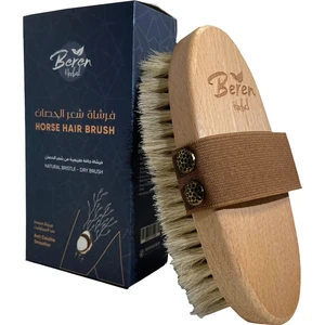 %100 Doğal At Kılı Selülit Fırçası – Cilt Toparlayıcı ve Peeling Etkili