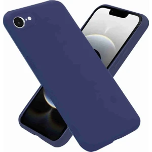 Apple iPhone 16E Uyumlu Içi Kadife Nano Şık Silikon Kapak