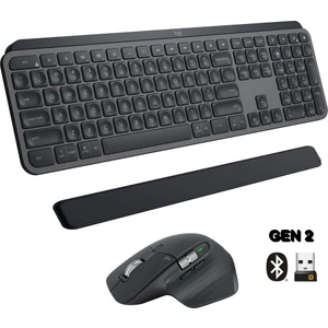 MX Keys Aydınlatmalı Gelişmiş Kablosuz Klavye ve MX Master 3 Gelişmiş Kablosuz Mouse Seti, Siyah