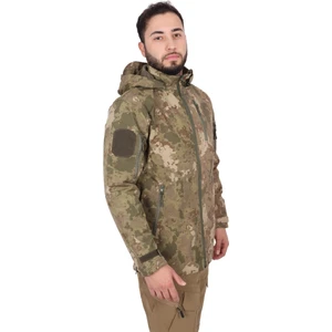 Tsk Kamuflajlı Tactical Softshell Mont