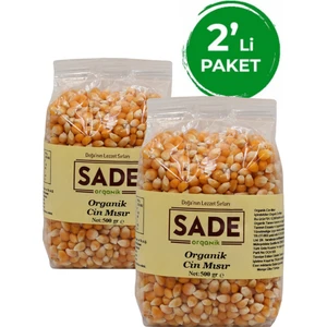 Sade Organik Cin Mısır 2X500 gr