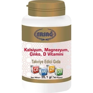 Kalsiyum, Magnezyum, Çinko, D Vitamini
