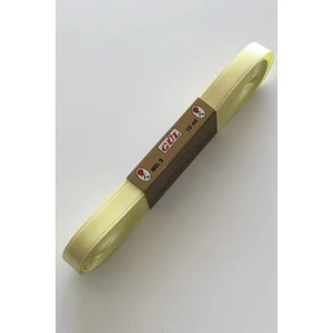 Hayalperest Boncuk Açık Sarı Saten Kurdele 1 cm
