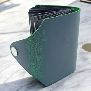 Cronder  Deri Akordeon Kartlık Cüzdan