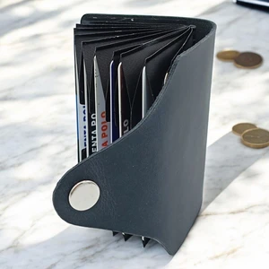 Cronder  Deri Akordeon Kartlık Cüzdan