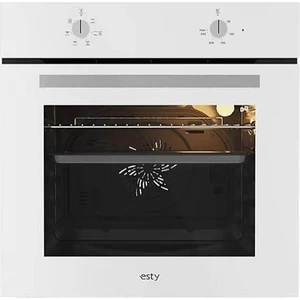 (AEF6601W03 - ACO5601W02 - 3480W01) Beyaz Cam Ankastre Set