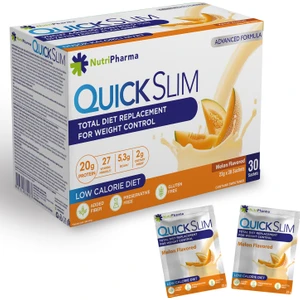 Quick Slim Kavun Aromalı Öğün Tozu-30 Sase